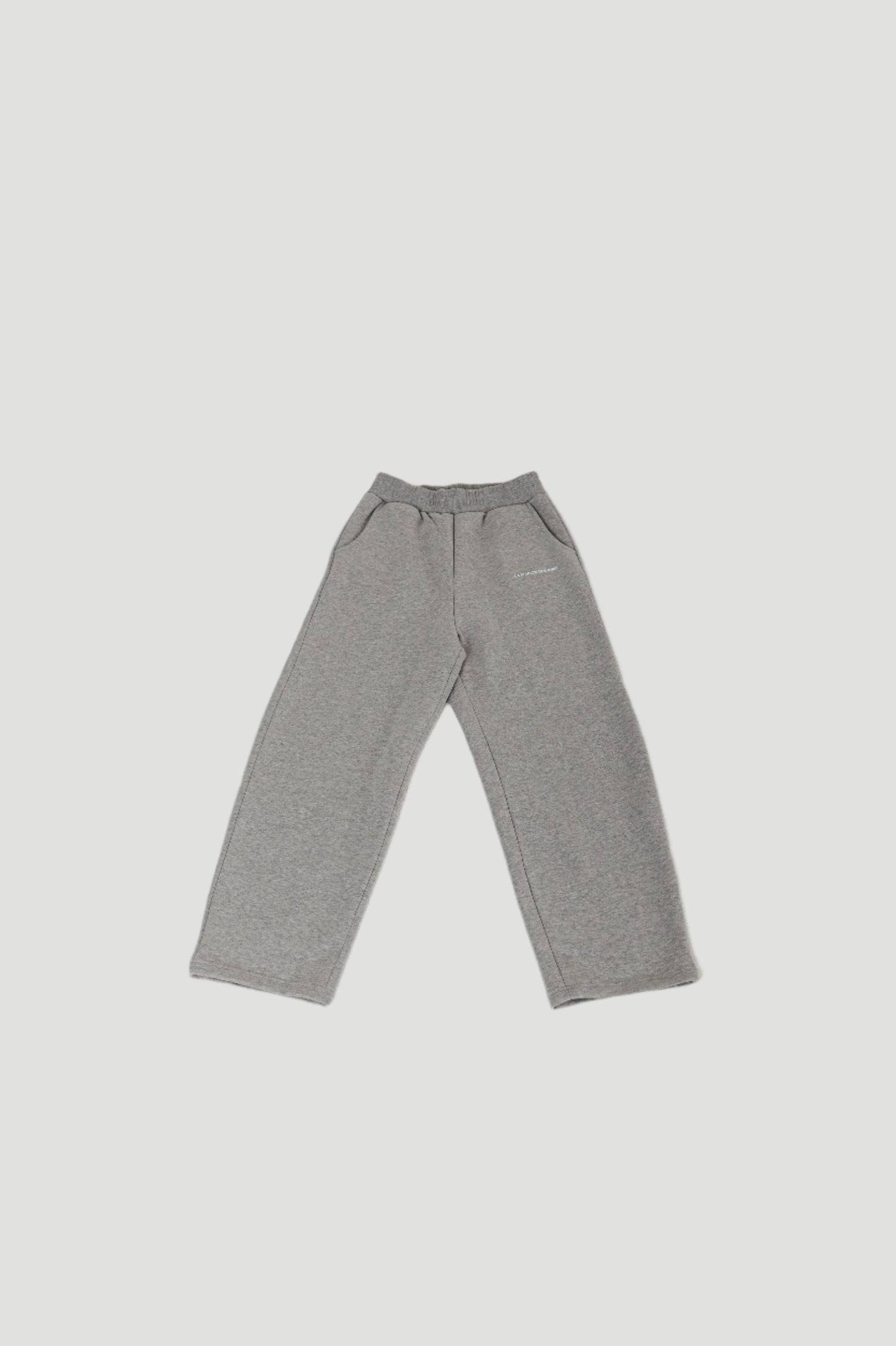 Minimalist grey sweatpants
