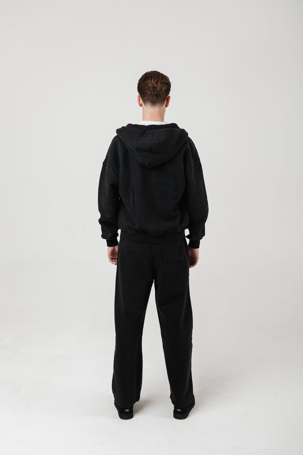 Premium black zip hoodie for go-getters, crafted for high performers